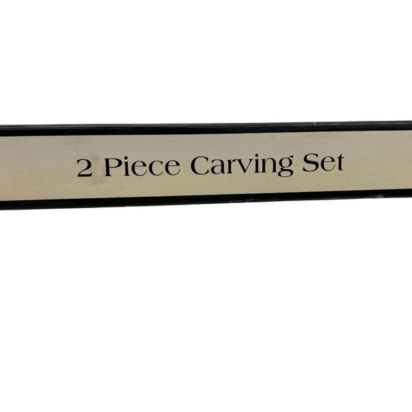Royal Doulton Princess 2 piece Meat carving set Stainless Steel Thanksgiving Chr - Picture 6 of 7